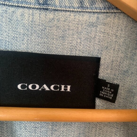 Coach Signature Denim Jacket Size Small NWOT - Picture 5 of 12